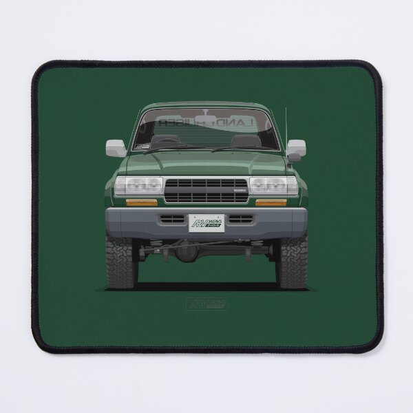 Item preview, LC 80 VX Limited Dark Green Mica Front – J80 Wide Classic JDM 4x4 SUV Illustration ARVwerks designed and sold by ARVwerks.