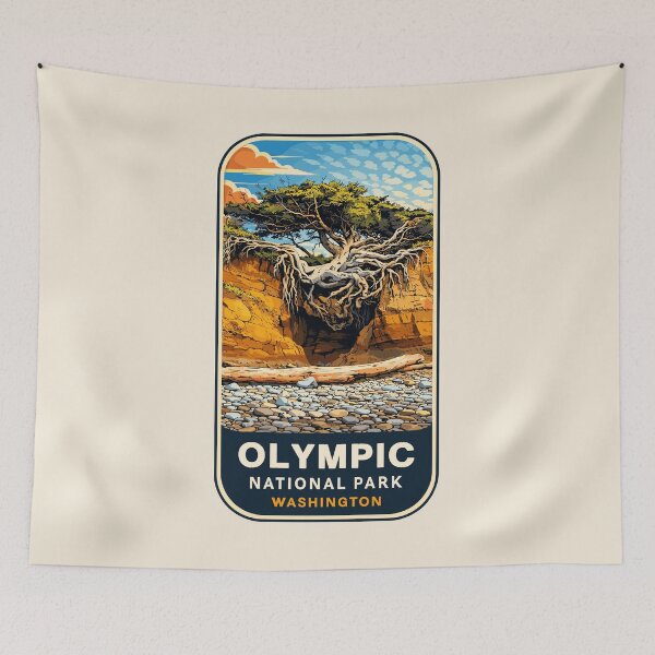 Item preview, Olympic National Park Sticker designed and sold by Gideon Emmerich.