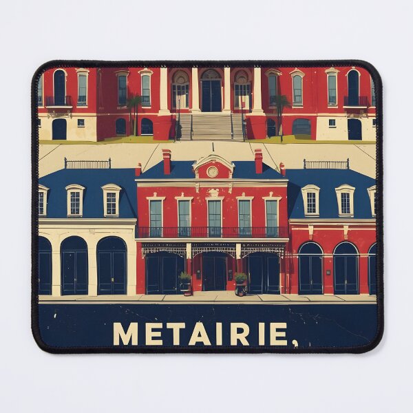 Item preview, Metairie Louisiana 1950s USA Vintage Travel Tourism designed and sold by TravelersGems.