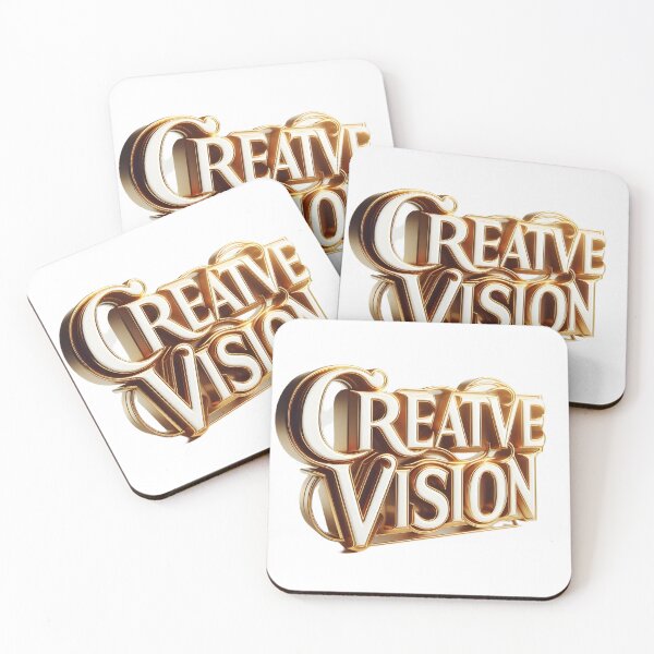 Item preview, Creative Vision 3D Golden Typography Art designed and sold by Digital Design Art.