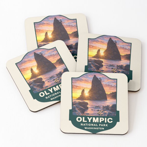 Item preview, Olympic National Park Sticker designed and sold by Gideon Emmerich.