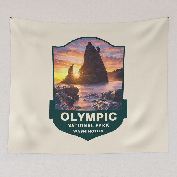 Item preview, Olympic National Park Sticker designed and sold by Gideon Emmerich.