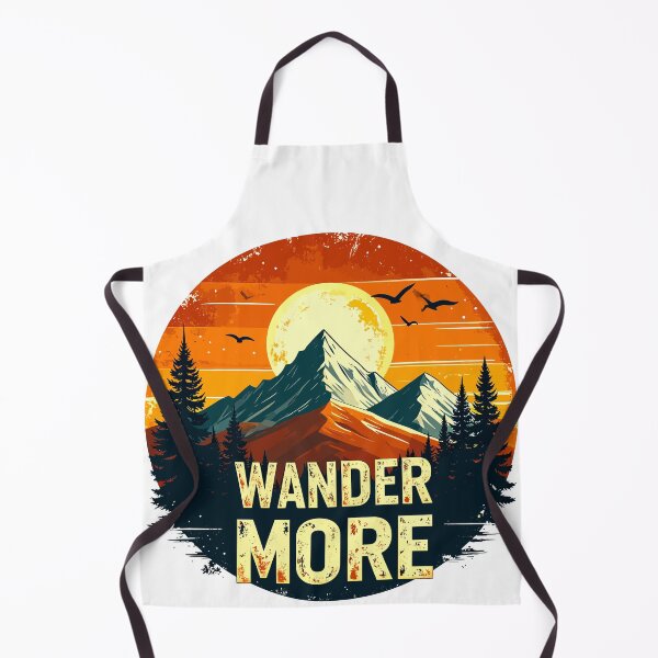Item preview, Wander More Mountains Adventure Graphic | Nature Hiking Travel Tee Design designed and sold by CyberWindow.