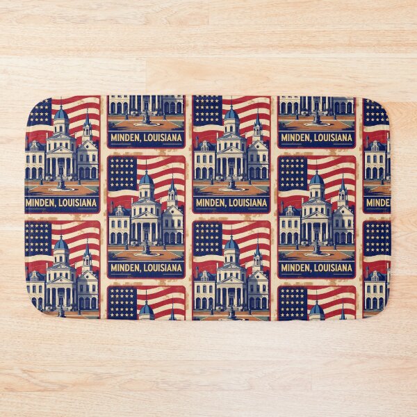 Item preview, Minden Louisiana 1950s USA Vintage Travel Tourism designed and sold by TravelersGems.