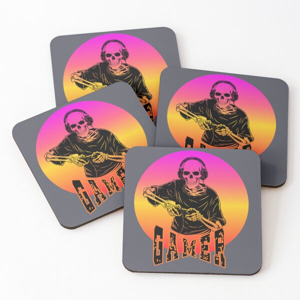 Item preview, Skeleton Gamer Playing Video Games designed and sold by Szpaku desart .
