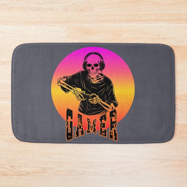 Item preview, Skeleton Gamer Playing Video Games designed and sold by Szpaku desart .