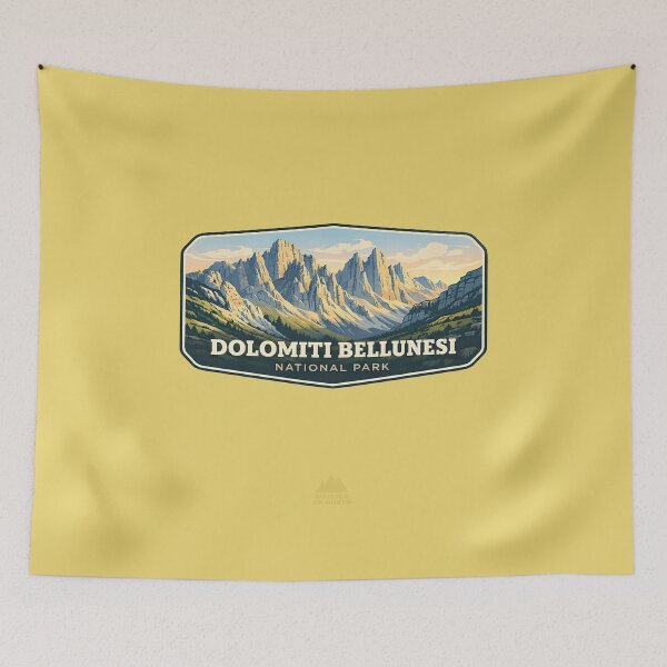 Item preview, Dolomiti Bellunesi National Park, Italy | Iconic Trails & Peaks Series designed and sold by WanderUpNorth.