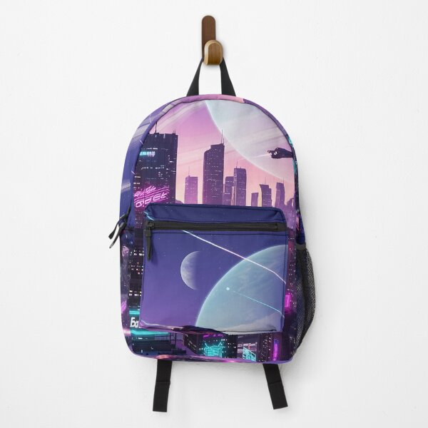 Item preview, Synthwave Future: Neon Cyberpunk Cityscape designed and sold by RBCTk.
