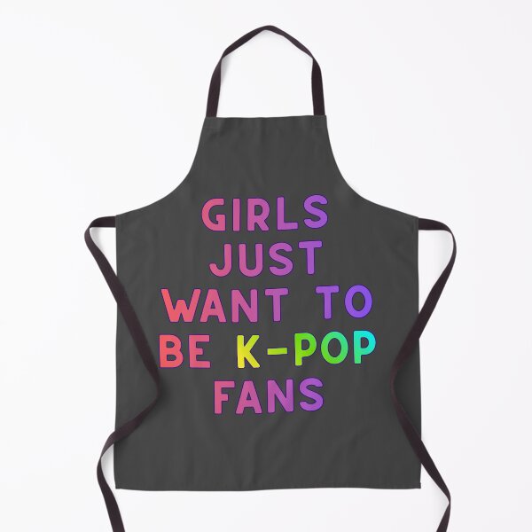 Item preview, Girls Just Want to Be K-Pop Fans – Colorful K-Pop Quote designed and sold by mycreastyle.