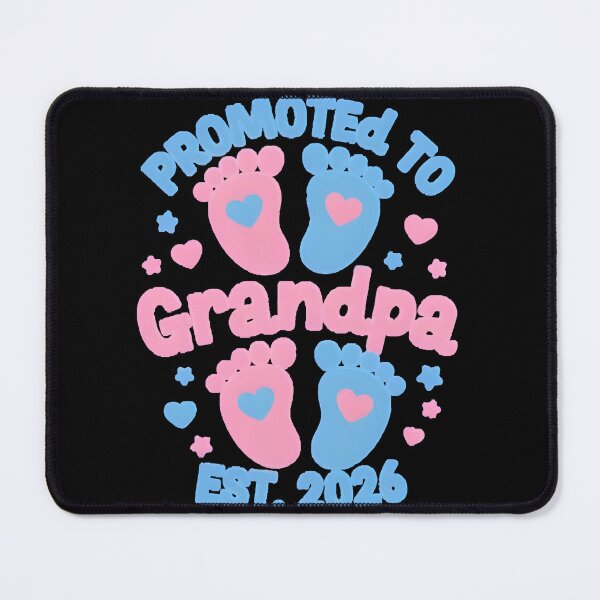 Item preview, Copy of Promoted to Grandpa Est. 2026 Baby Announcement Grandpa designed and sold by MizoX7.