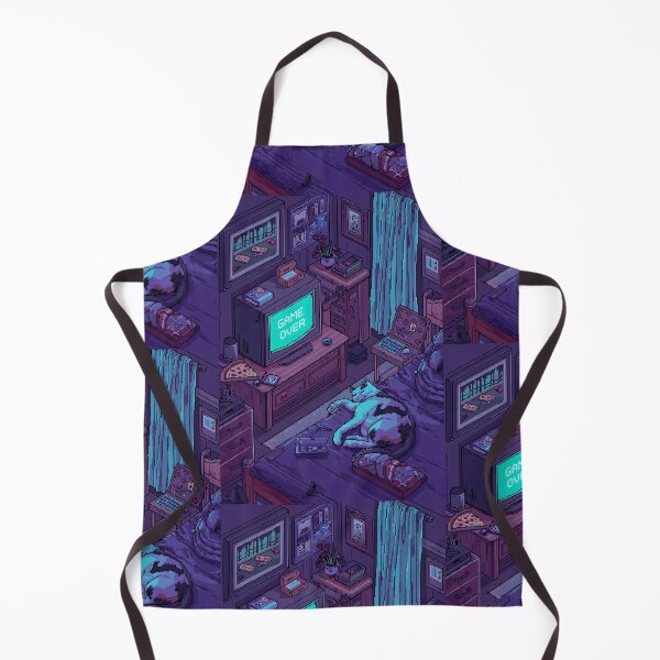 Item preview, GAME OVER | Retro 90s Pixel Art Cozy Gamer Room designed and sold by ThePromptStudio.