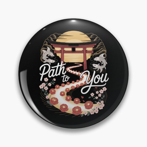 Item preview, Path To You - Japanese Torii Koi Fish Clouds Valentine Journey designed and sold by DarylWelsh2024.