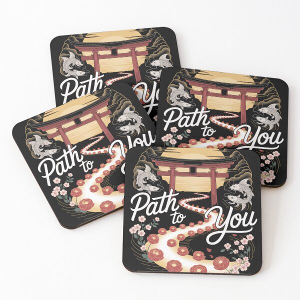 Item preview, Path To You - Japanese Torii Koi Fish Clouds Valentine Journey designed and sold by DarylWelsh2024.