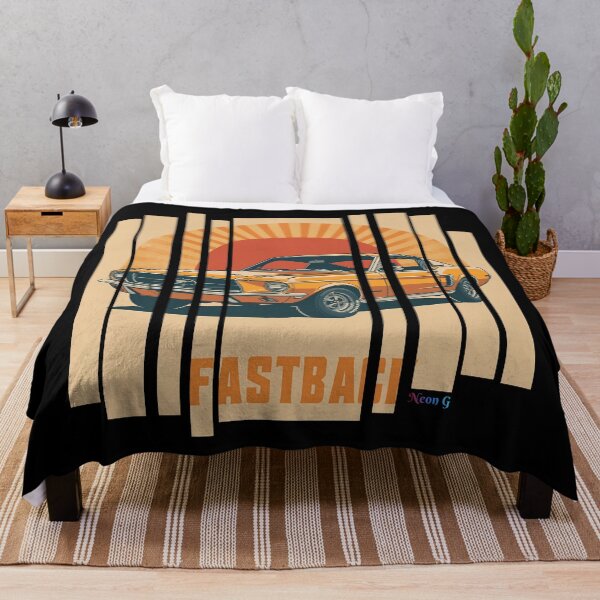 Item preview, For Mustan Fastbac 1967, retro illustration 10 designed and sold by Neon G.
