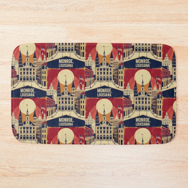 Item preview, Monroe Louisiana 1950s USA Vintage Travel Tourism designed and sold by TravelersGems.