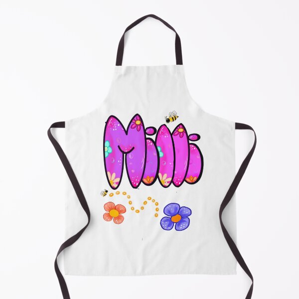 Item preview, Milli popular girls first name in pink purple with bees and flowers. Personalized personalised customised name Milli designed and sold by Artonmytee.