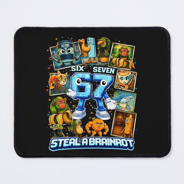 Item preview, Steal A Brainrot Meme Collage Six Seven 67 Cursed Images Squad Birthday Boys Gift For Boy Kids designed and sold by ArmyAbodo.