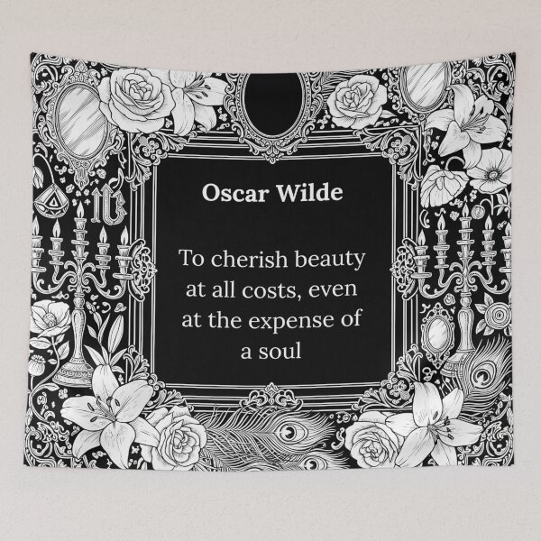 Item preview, Oscar Wilde. To Cherish Beauty Paraphrase. designed and sold by Shoot-The-Moon.