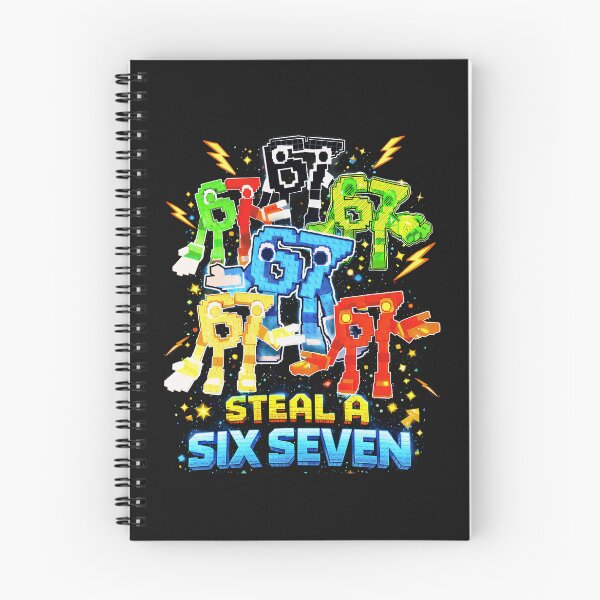 Item preview, Steal A Six Seven Italian Brainrot Rainbow Squad 67 Pixel Meme Birthday Boys Gift For Boy Kids designed and sold by ArmyAbodo.