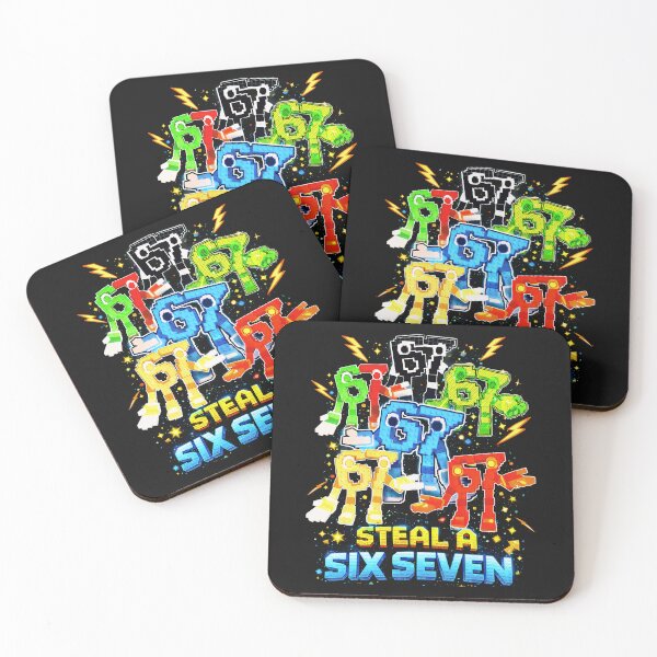 Item preview, Steal A Six Seven Italian Brainrot Rainbow Squad 67 Pixel Meme Birthday Boys Gift For Boy Kids designed and sold by ArmyAbodo.