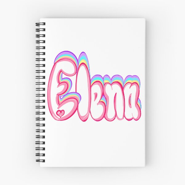 Item preview, Top 10 best personalised gifts Customised,personalized Elena popular girls first name in white with pastel rainbow. Personalized personalised customised name Elena designed and sold by Artonmytee.
