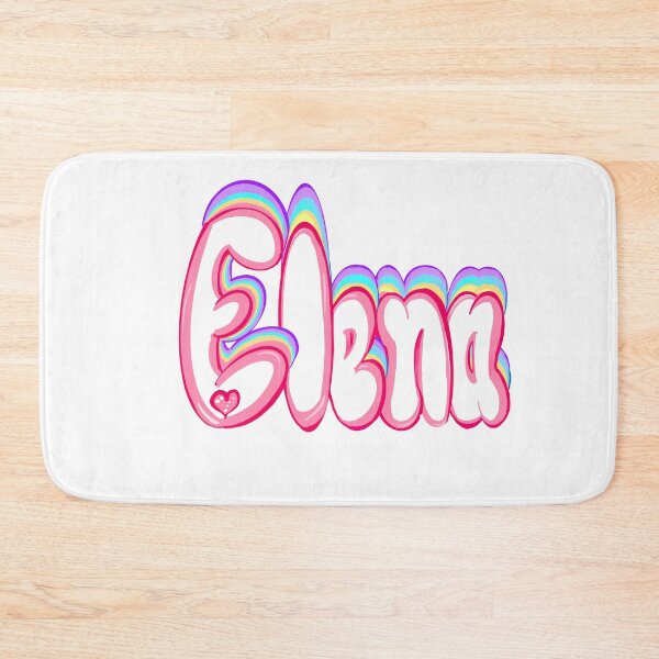Item preview, Top 10 best personalised gifts Customised,personalized Elena popular girls first name in white with pastel rainbow. Personalized personalised customised name Elena designed and sold by Artonmytee.