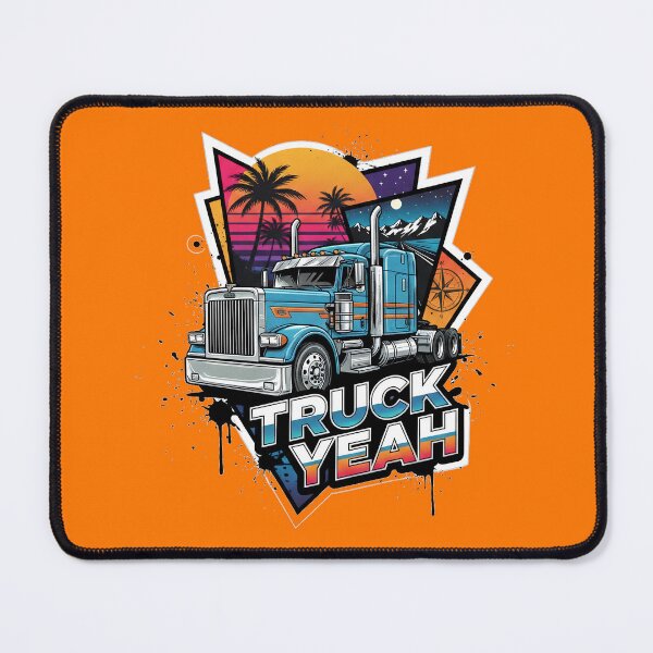 Item preview, Truck Yeah - Retro Sunset Trucker Aesthetic designed and sold by BounoWorld.