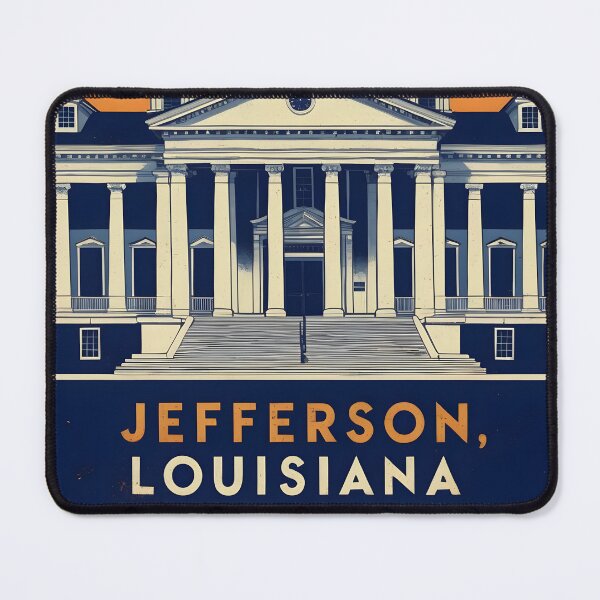 Item preview, Jefferson Louisiana 1950s USA Vintage Travel Tourism designed and sold by TravelersGems.