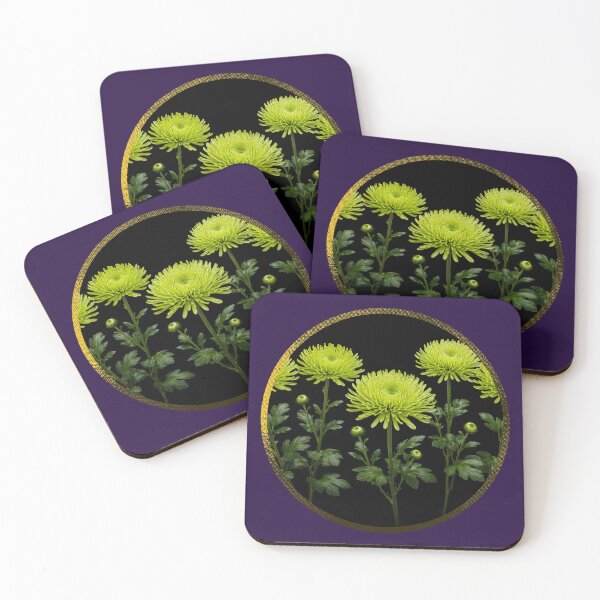 Item preview, Green mums. designed and sold by moths-minor.