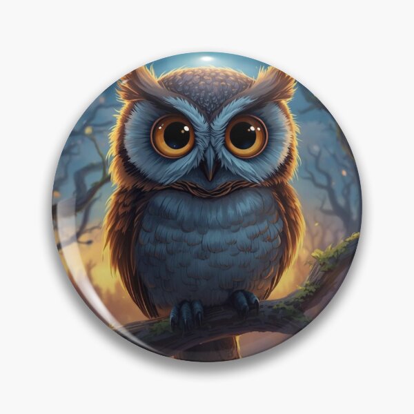 Item preview,  Owl Sticker, Colorful Bird, Nature Life, Animal Magnet  designed and sold by colorleafz.