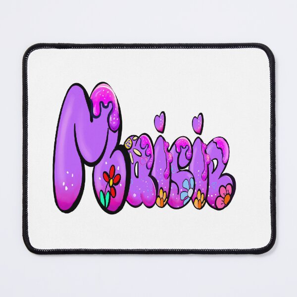 Item preview, Maisie popular girls first name in Purple with flowers. Personalized personalised customized name Maisie designed and sold by Artonmytee.