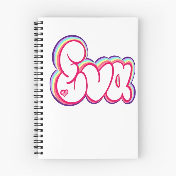 Item preview, Eva popular girls first name in white. Personalized personalised customised name Eva designed and sold by Artonmytee.