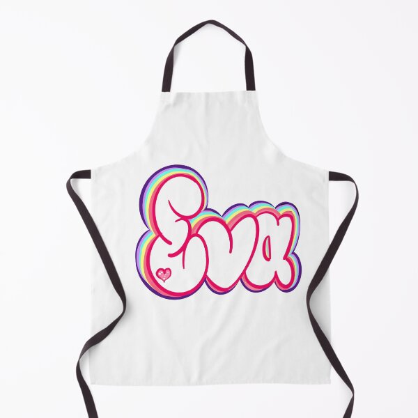 Item preview, Eva popular girls first name in white. Personalized personalised customised name Eva designed and sold by Artonmytee.