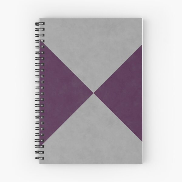 Item preview, Deep Plum and Concrete Grey Geometric Cross designed and sold by pluielegere.