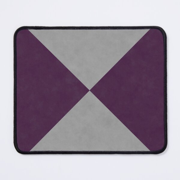 Item preview, Deep Plum and Concrete Grey Geometric Cross designed and sold by pluielegere.
