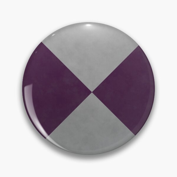 Item preview, Deep Plum and Concrete Grey Geometric Cross designed and sold by pluielegere.