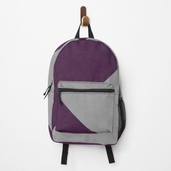Item preview, Deep Plum and Concrete Grey Geometric Cross designed and sold by pluielegere.