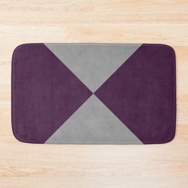 Item preview, Deep Plum and Concrete Grey Geometric Cross designed and sold by pluielegere.