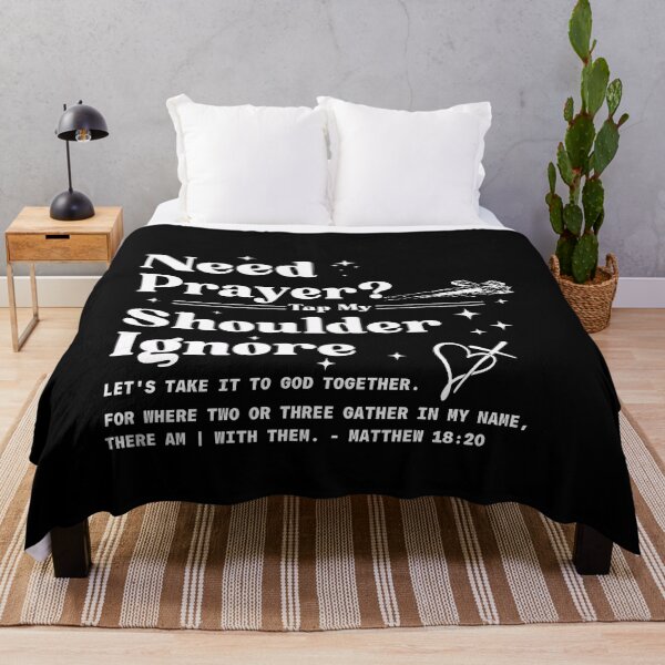 Item preview, Cute Need Prayer Tap My Shoulder Bible Verse Christian designed and sold by BornBorn.
