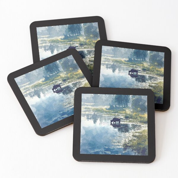 Item preview, Water Buffalo Wildlife Image Collection designed and sold by Helios Be. Lavsh.