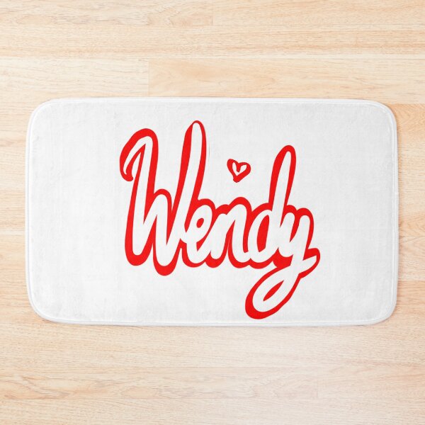 Item preview, Wendy Valentine’s Day popular girls first name in white with red heart. Personalized personalised customised name Wendy designed and sold by Artonmytee.