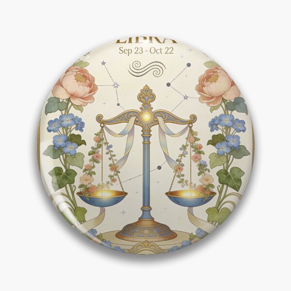 Item preview, Libra Zodiac Art Nouveau Poster designed and sold by apixelwall.