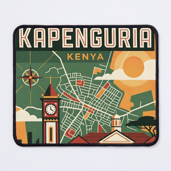 Item preview, Kapenguria Kenya Retro Vintage Travel Souvenir designed and sold by TravelersGems.