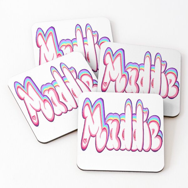 Item preview, Maddie popular girls first name in white. Personalized personalised customised name Maddie designed and sold by Artonmytee.