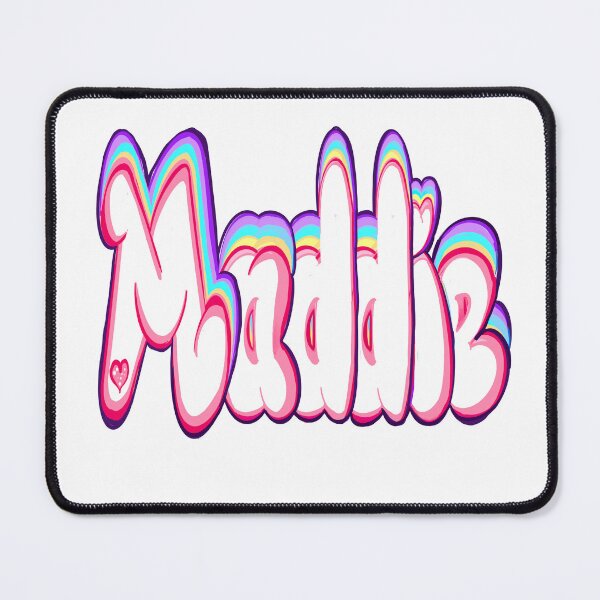 Item preview, Maddie popular girls first name in white. Personalized personalised customised name Maddie designed and sold by Artonmytee.