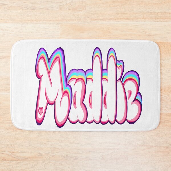 Item preview, Maddie popular girls first name in white. Personalized personalised customised name Maddie designed and sold by Artonmytee.