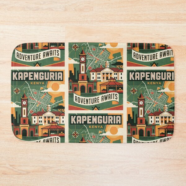 Item preview, Kapenguria Kenya Retro Vintage Travel Souvenir designed and sold by TravelersGems.