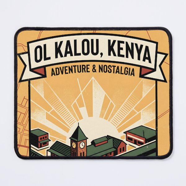 Item preview, Ol Kalou Kenya Retro Vintage Travel Souvenir designed and sold by TravelersGems.