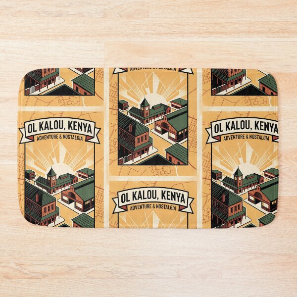 Item preview, Ol Kalou Kenya Retro Vintage Travel Souvenir designed and sold by TravelersGems.