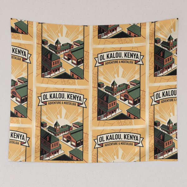 Item preview, Ol Kalou Kenya Retro Vintage Travel Souvenir designed and sold by TravelersGems.